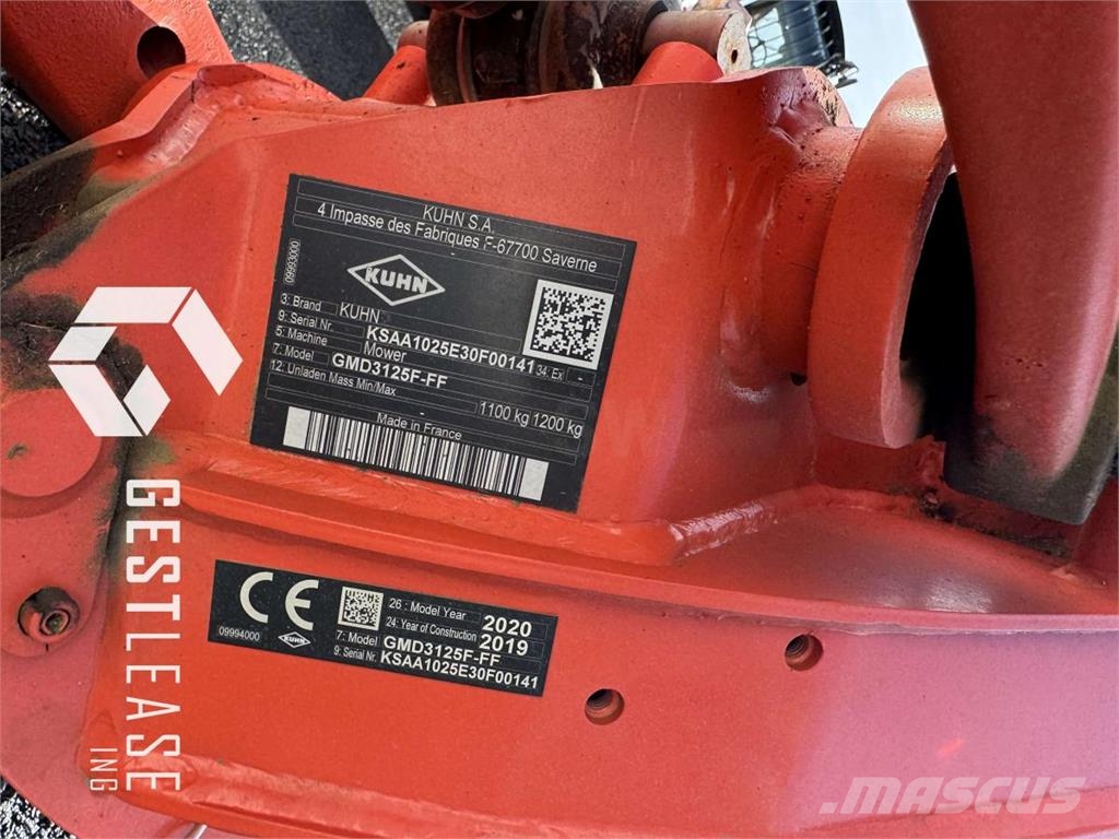 Kuhn GMD 3125 F-FF Slåmaskiner