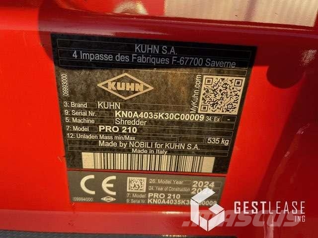 Kuhn PRO 210 Terreinbeheermachines - overige