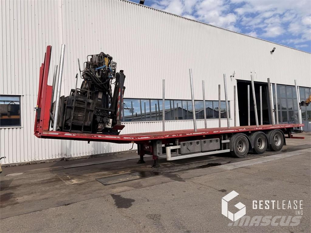 Lecitrailer 2117ZT نصف مقطورات لنقل الأشجار
