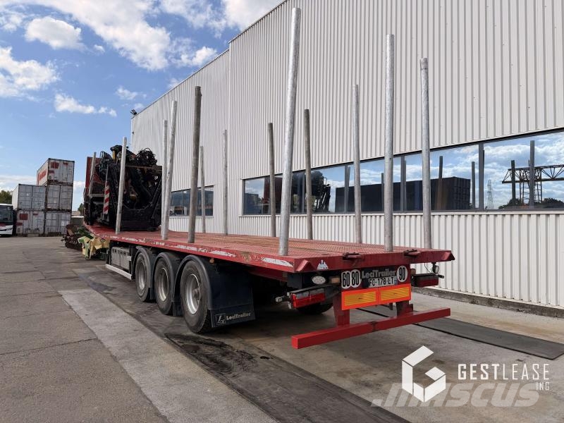 Lecitrailer 2117ZT نصف مقطورات لنقل الأشجار