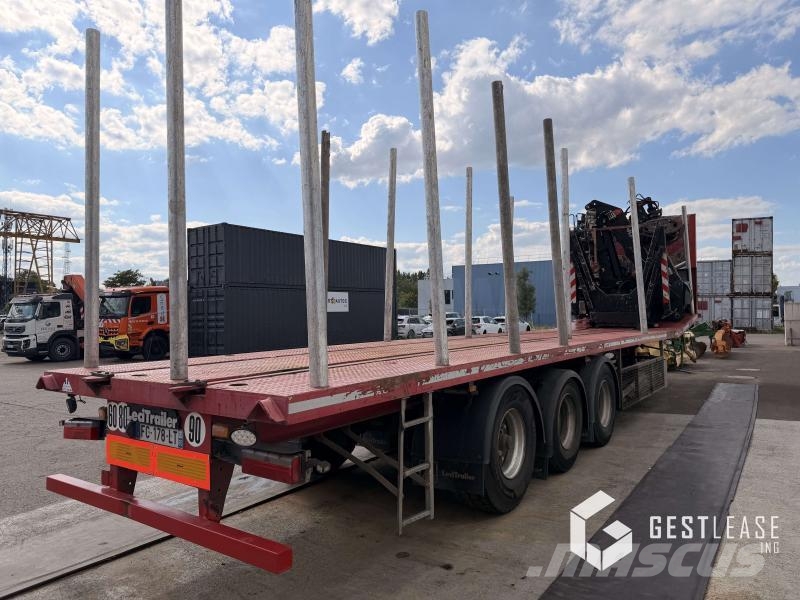 Lecitrailer 2117ZT نصف مقطورات لنقل الأشجار