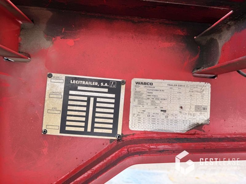 Lecitrailer 2117ZT نصف مقطورات لنقل الأشجار