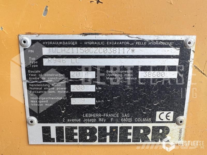 Liebherr R946LC Beltegraver