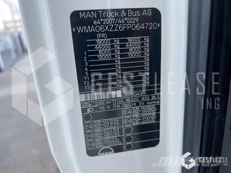 MAN TGX 18.520 Седельные тягачи