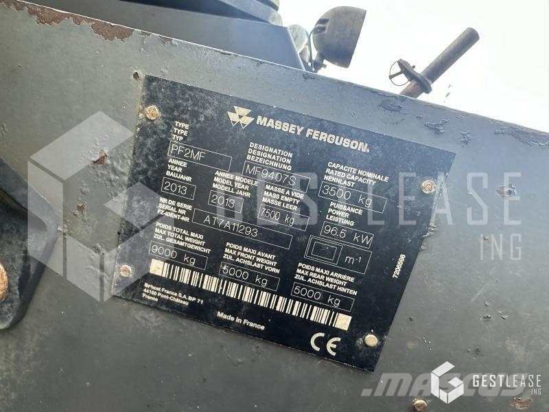 Massey Ferguson 9407 S Teleskooplaadurid