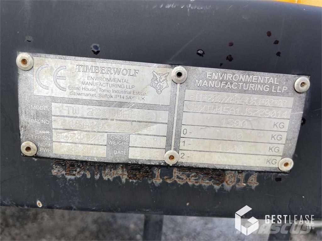 Timberwolf TW 280 TDHB Aplinkos tvarkymas - Kita