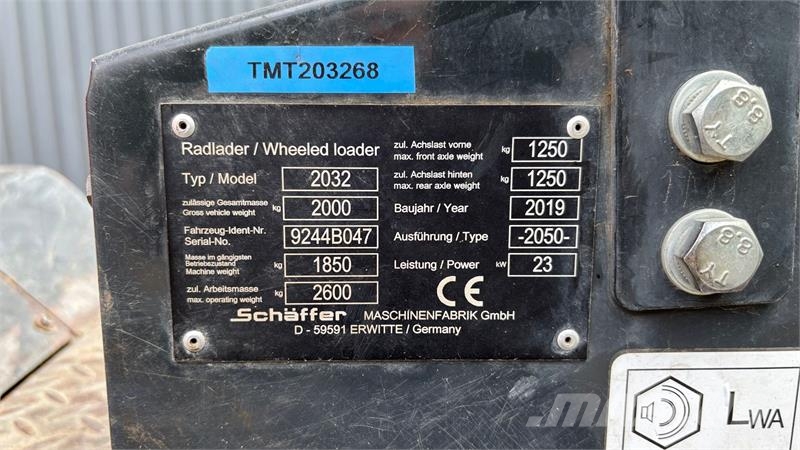 Schäffer minilæsser Nordic 32 Hydrostatisk fremdrift لوادر صغيرة