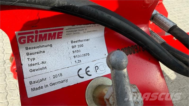 Grimme BFL-200-H Váltvaforgató ekék