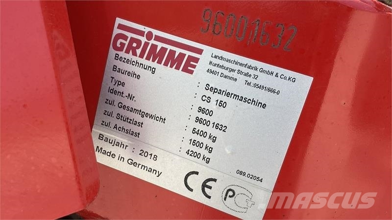 Grimme CS-170 RotaPower XL Plantadores