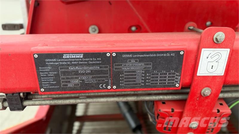 Grimme EVO 280 ClodSep Potato harvesters