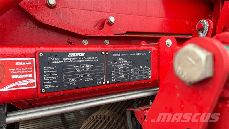 Grimme EVO 280 ClodSep Gen II 馬鈴薯收穫機和挖掘機