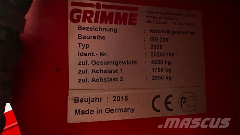 Grimme GB-230 معدات بذر