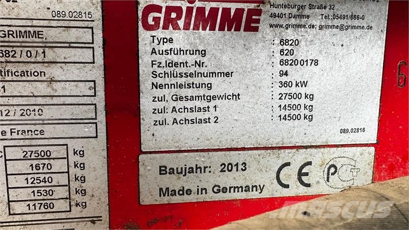 Grimme Rexor 620 Raccogli-caricabietole