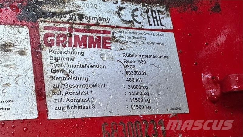 Grimme REXOR 6300 Platinum Raccogli-caricabietole