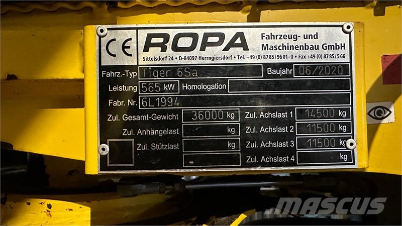 Ropa Tiger 6S Бурякозбиральні комбайни