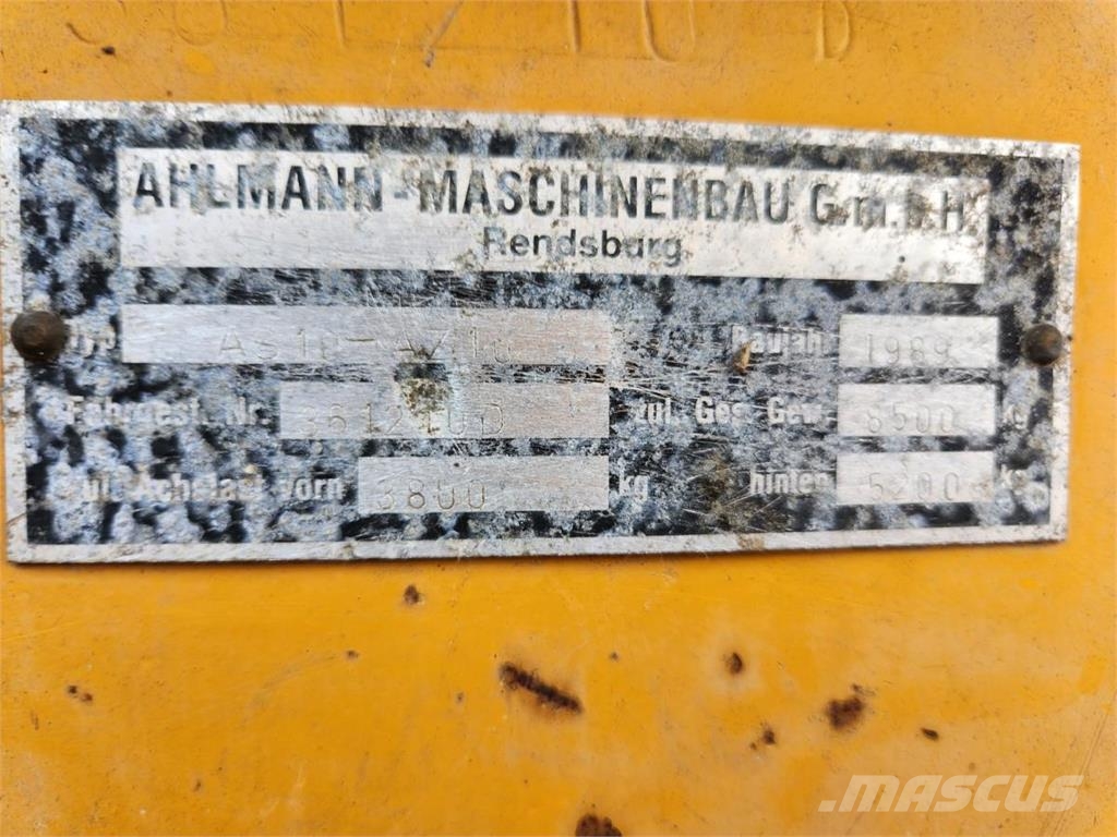 Ahlmann AS10 AV10 Hjullastere