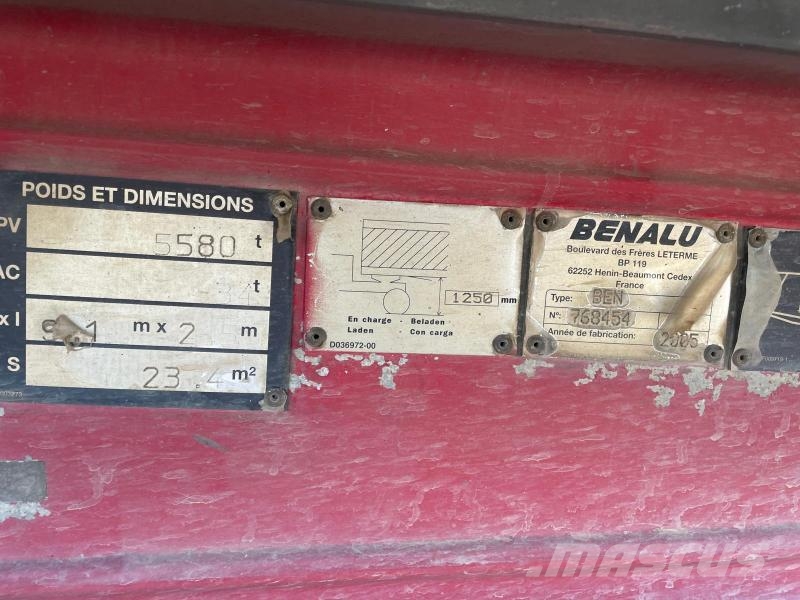 Benalu Non spécifié 傾卸式半拖車