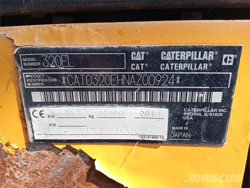 CAT 320EL Bagri goseničarji