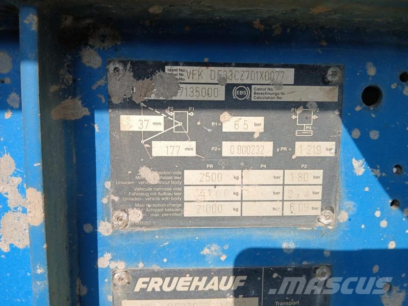 Fruehauf Non spécifié نصف مقطورات قلابة