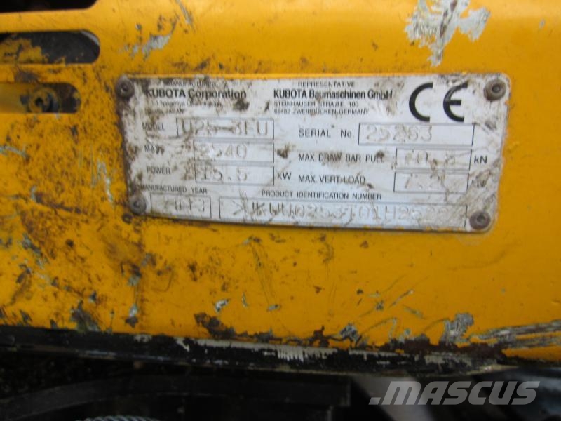 Kubota U25 Mini excavators < 7t (Mini diggers)