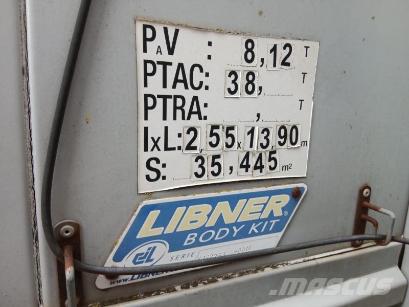 Lecitrailer P36 Perdeli yari çekiciler
