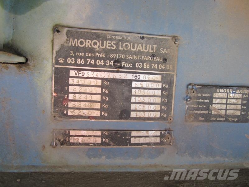 Louault Non spécifié نصف مقطورات مركبات النقل