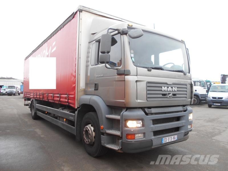 MAN TGA 18.320 Curtain sider trucks
