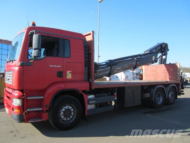 MAN TGA 26.430 Autožeriavy, hydraulické ruky