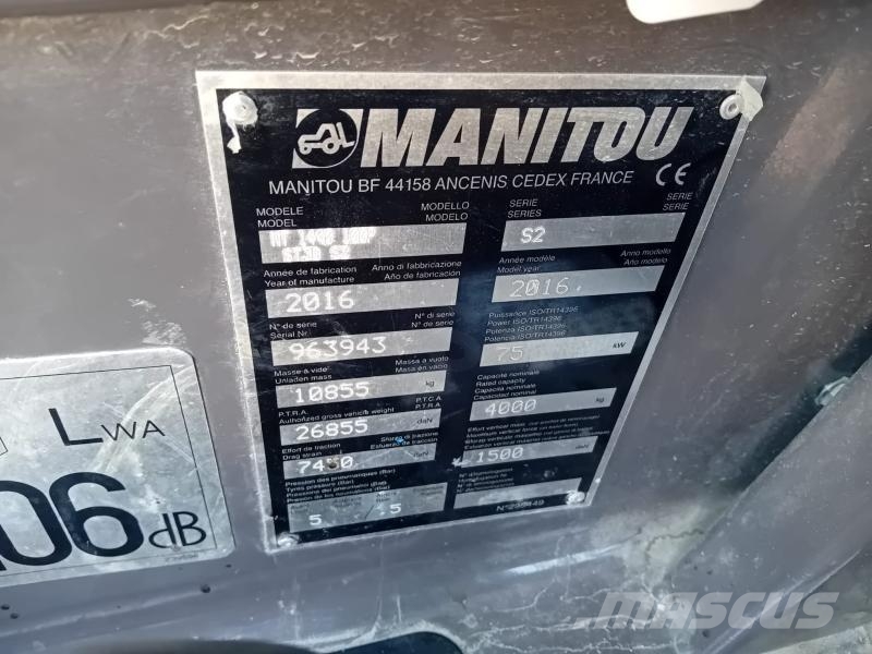 Manitou MT 1440 مناولات متداخلة