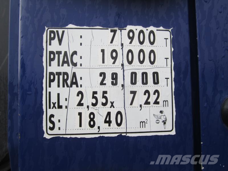Mercedes-Benz Atego 1823 Savivarčiai su kabeliniu keltuvu