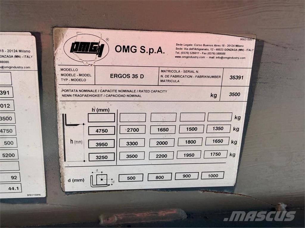 OMG ERGOS 35 D Muut haarukkatrukit