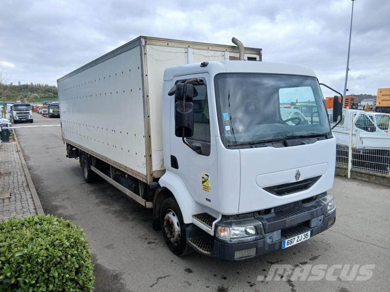 Renault Midlum 180 Camiones con caja de remolque
