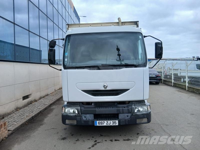 Renault Midlum 180 Camiones con caja de remolque