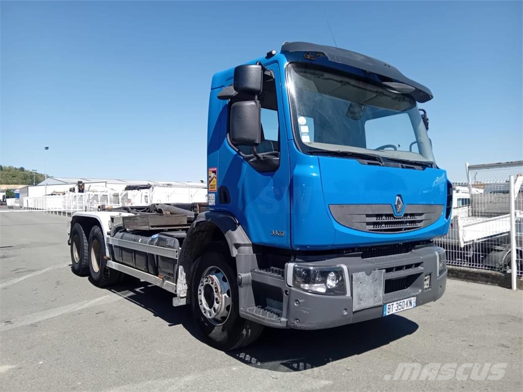 Renault Premium Lander 380 6x4 Containertrucks met kabelsysteem