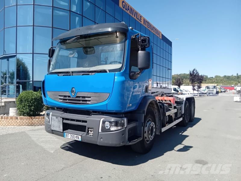 Renault Premium Lander 380 6x4 Containertrucks met kabelsysteem