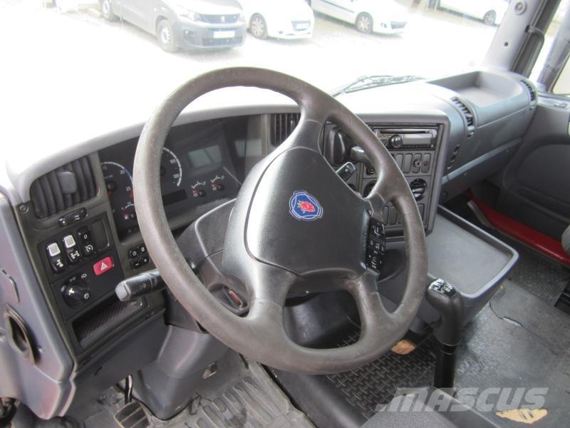 Scania R 420 Camiões caixa desmontável com elevador de cabo