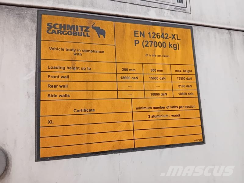 Schmitz CargoBull Polprikolice s ponjavo