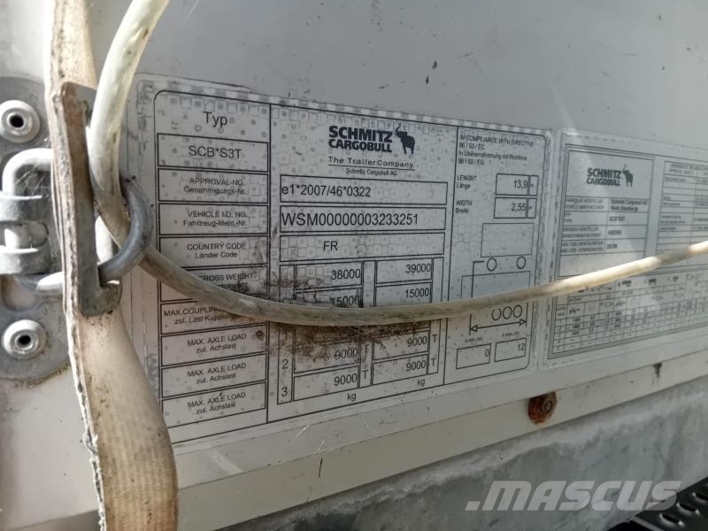 Schmitz Cargobull Non spécifié Ημιρυμούλκες Κουρτίνα