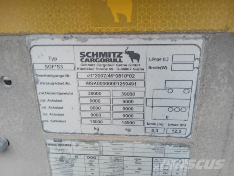 Schmitz Cargobull Non spécifié Konttipuoliperävaunut