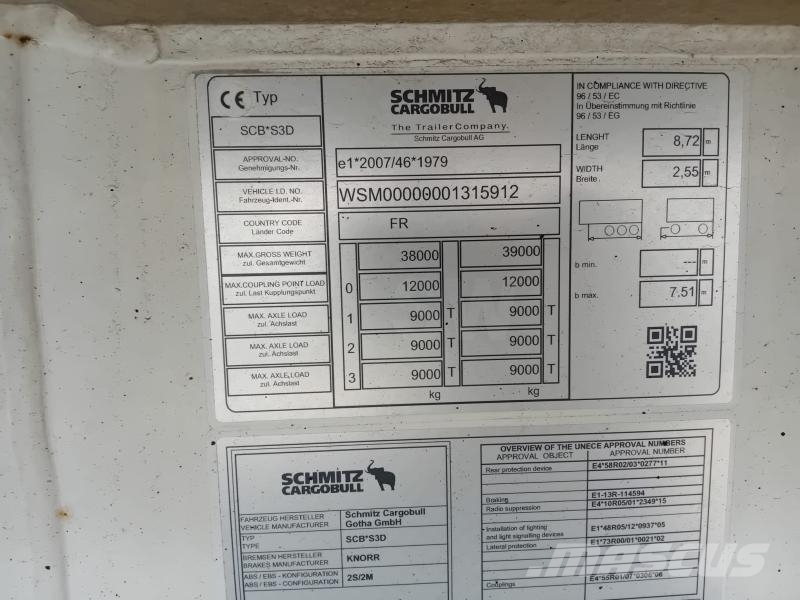 Schmitz Non spécifié Semi-trailer med tip
