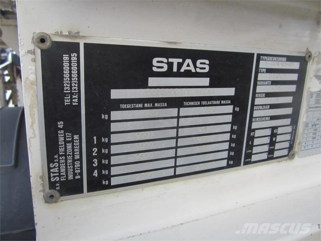 Stas Non spécifié Kippladerauflieger