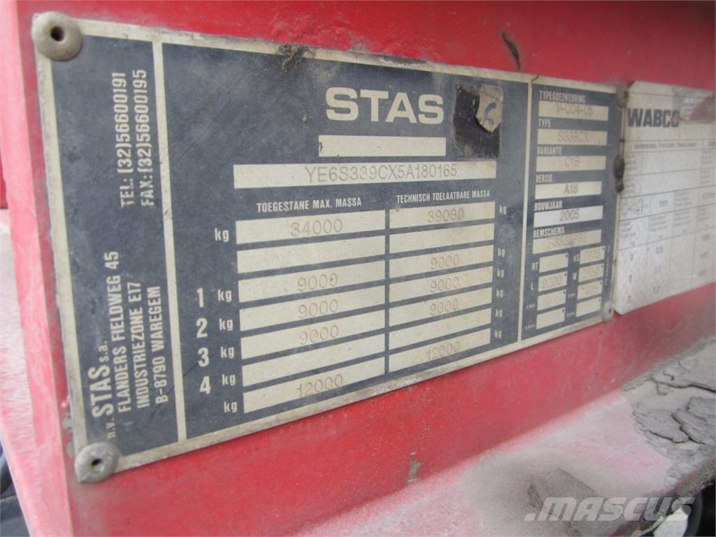 Stas Non spécifié Semirremolques de volteo