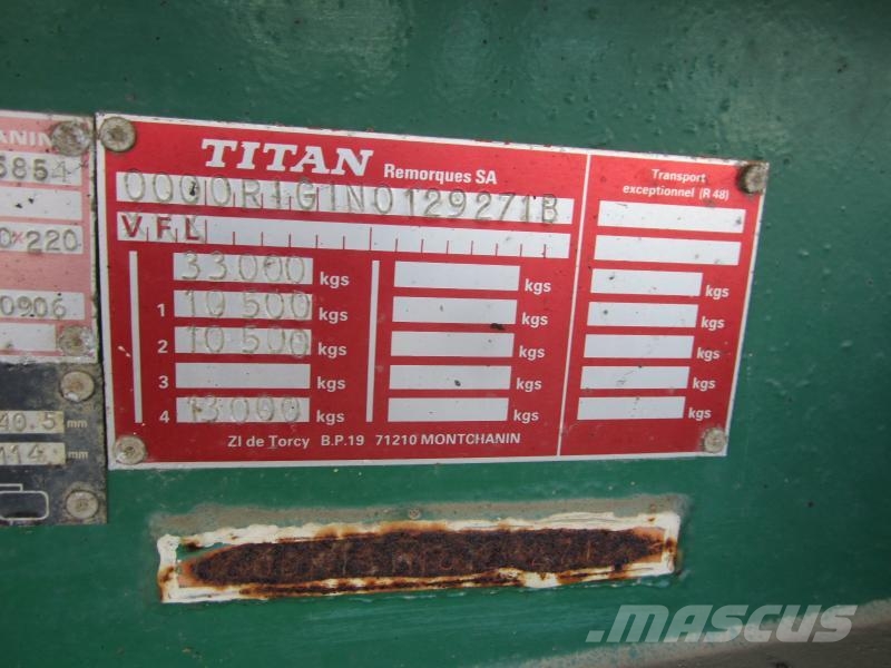 Titan Non spécifié Semirremolques de volteo
