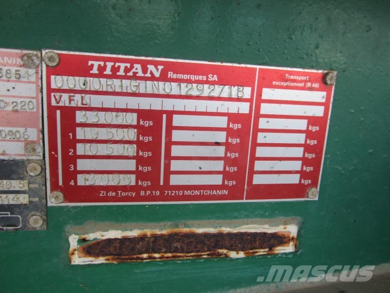 Titan Non spécifié Tipper semi-trailers