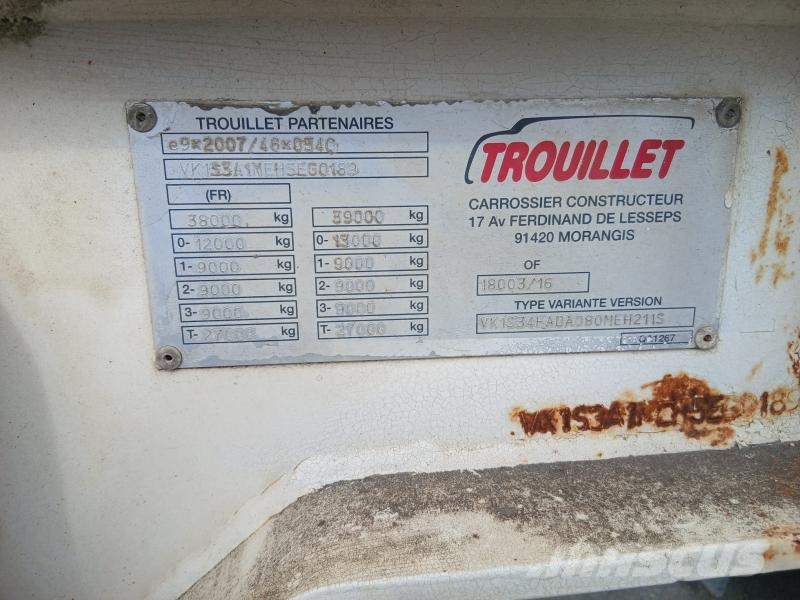 Trouillet Non spécifié Konténerkeret / Konténeremelő félpótkocsik