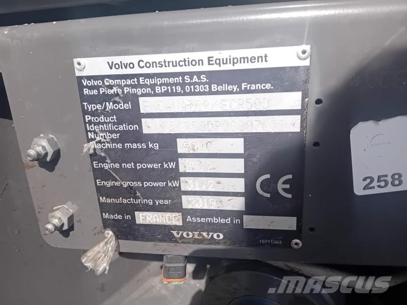Volvo ECR50 D Mini bageri <7t