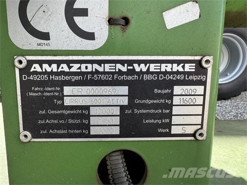 Amazone CIRRUS 6001 ACTIVE مثاقيب