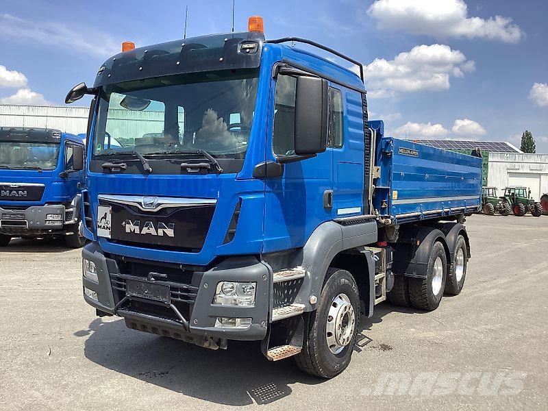 MAN TGS 26.440 6x4 BB Schalter €6 Intarder Meiller Camion ribaltabili