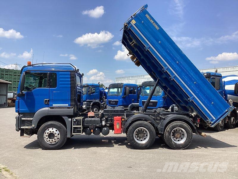 MAN TGS 26.440 6x4 BB Schalter €6 Intarder Meiller Camion ribaltabili