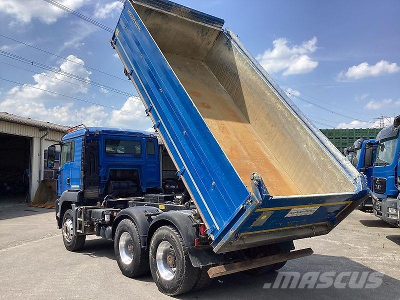 MAN TGS 26.440 6x4 BB Schalter €6 Intarder Meiller Camion ribaltabili